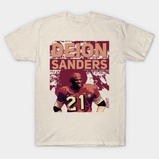 Deion Sanders vintage poster T-Shirt